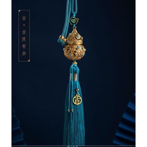 Copper calabash safety pendant, car accessories, mens car perfume, fragrance and accessories, womens car accessories
