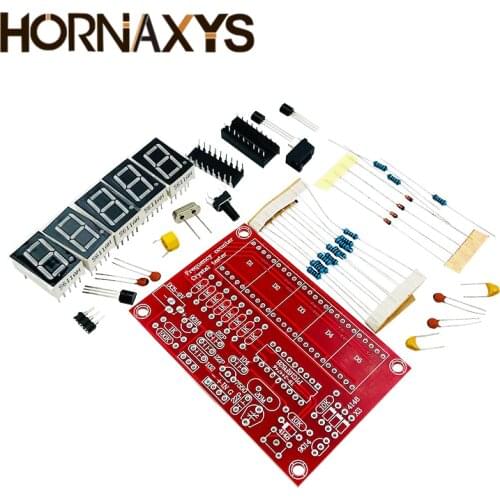 DIY Kits RF 1Hz-50MHz Crystal Oscillator Frequency Counter Meter Digital LED tester meter
