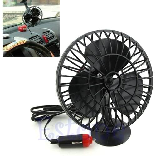 New Mini Truck Car Vehicle 12V Powered Cooling Air Fan Adsorption Summer Gift
