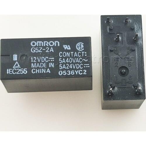 Wholesale 10pcs/lot G5Z-2A relay G5Z-2A-12VDC