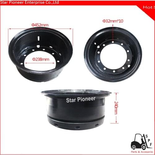 Forklift front wheel rim for HELI Lonking JAC 8.25-15