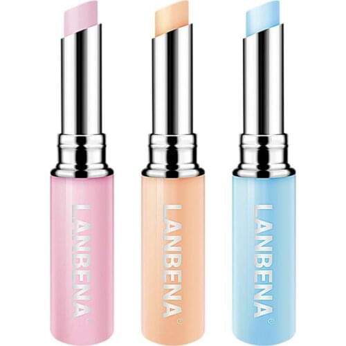 Rose Hyaluronic Acid Temperature Change Lip Balm Nourishes, Moisturizes and Prevents Dryness 1.8g