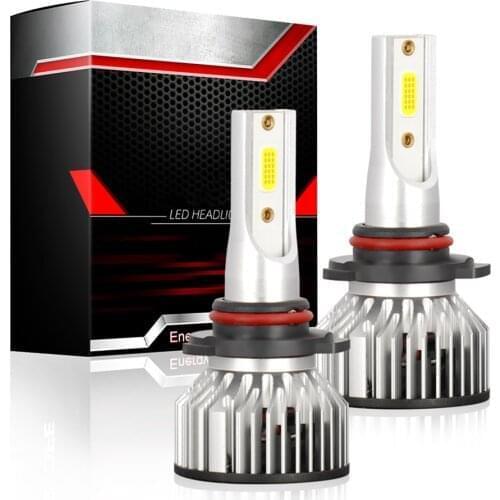 LED Light Car Headlight Bulbs 9005 / HB3 / H10 4000LM 6000K Universal Fit IP68 Waterproof Strong Heat Dissipation Train Lights