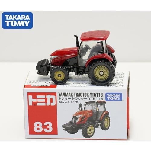 Takara Tomy Tomica 1:76 Japan Tractor YT5113 Alloy Diecast Diorama Car Model Miniature Carros NO83 Toys