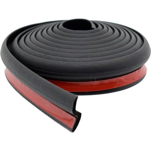 5/10M Car Door Rubber Seal Strips Z shaped Trim Noise Insulation Epdm Weatherstrip Z Type Rubber Seal Auto Internal Accessories