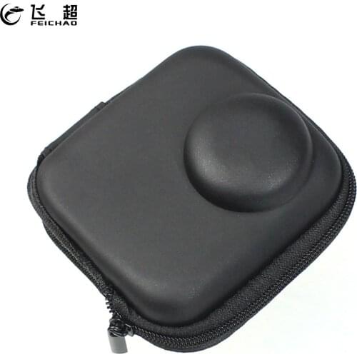 Anti-shake Camera Protective Bag Mini Portable Storage Box PU Carrying Case for Gopro Max Panoramic Action Cameras Accessories