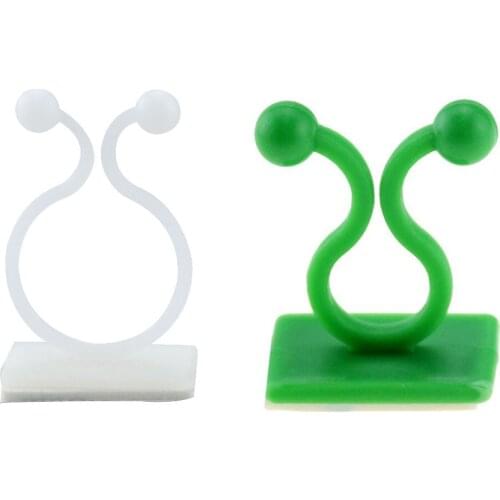 10pcs/lot Invisible Wall Rattan Clamp Clip Plant Climbing Wall Clip Wall Vines Fixture Wall Sticky Hook Holder