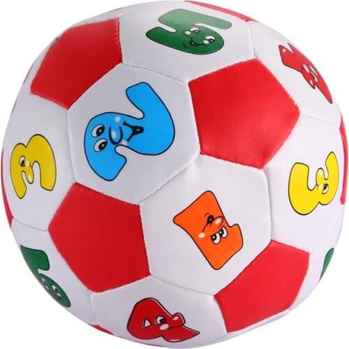 10cm Baby Gift Sponge Ball Soft PU Handball Simulated Number Soccer Ball Children Kids Learning and Educational Toys Iteml