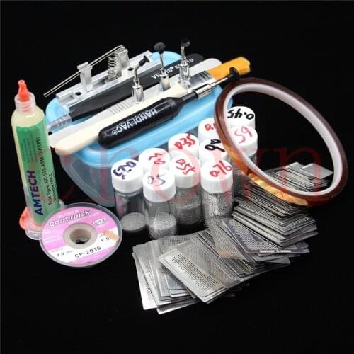 110pcs BGA Reballing Directly Heat Stencils BGA Reballing kit For SMT Rework Repair