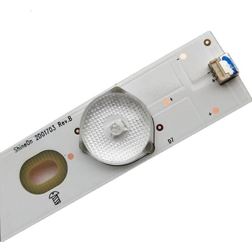 3pcs x LED Strips S HIN EON 2D01703 LE32A7500 w/ Optical Lens Fliter for H ai er TV Monitor Panel Backlight Lamps 605m 7-LEDs