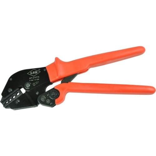 AP-210TX High Quality Hand Crimping Tools for non-insulated cable links and terminals 2,4,6,10mm2 20-8AWG Ratchet Pliers crimpe