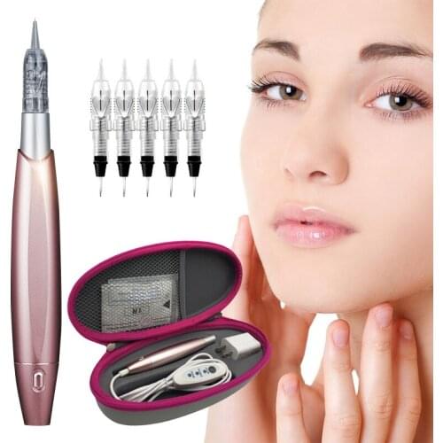 Permanent Makeup Microblading Pen Eyebrow Lip Eyeliner Rotary Tattoo Microblading Machine Salon Beauty Tools