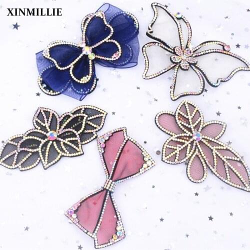 New 10pcs/Lot Rhinestones Applique Sew On Clothes Wedding Decoration Hats Women Stones For Needlework DIY Accessories