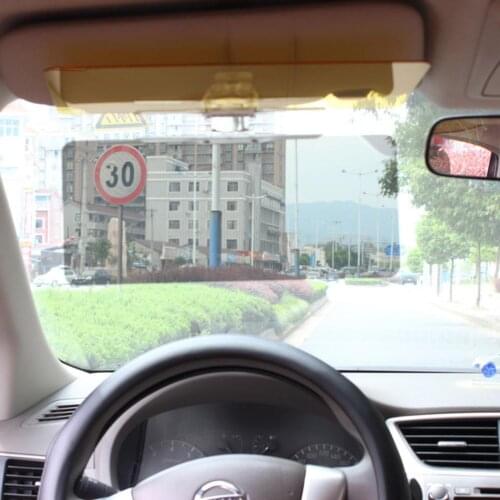 Car Sun Visor Anti Sunlight Dazzling Glass Goggle Day Night Vision Interior Driving Mirror UV Fold Flip Down Clear View Goggles
