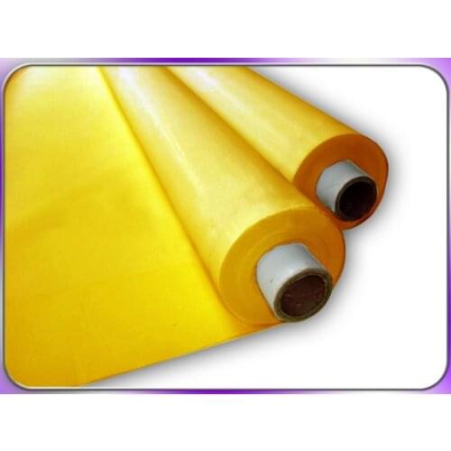 Free shipping Yellow 6Meters 300 Mesh (120T) Screen Printing Fabric Mesh Silk Screen Press Printing