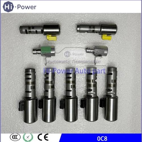 TR80SD 0C8 Transmission Gearbox Solenoid valve 0C8325039 for 2010-2015 11 12 13 14 AUDI Q7 TDI - for 2007-UP VOLKSWAGEN