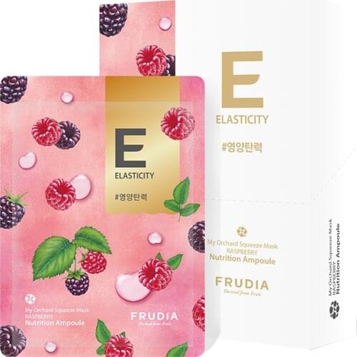 FRUDIA Official [Korea NO.1 Facial mask] - My Orchard Squeeze Mask Raspberry 10ea (Face&Skin care, Korea cosmetic, mask pack)