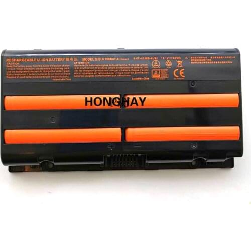 Honghay 11.1v 62wh new Original N150BAT-6 Laptop Battery for Clevo N150BAT-6 N170SD N150SD N151SD N155S 6-87-N150S-4292