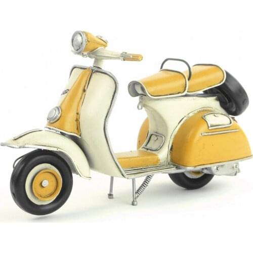 Retro Italy Style Handmade Metal Motorcycle Model Home Decoration Art and Crafts For Coffee Shop Birthday &Christmas'Gift