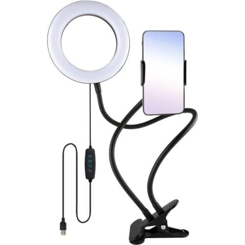 6 Inch LED Selfie Ring Light Fill Light with Cell Phone Holder Photo Studio Selfie Ring Light For Youtube Tiktok Live Stream
