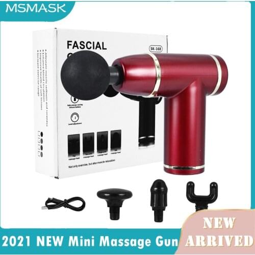 Mini Muscle Massager Gun Professional Relaxation Whole Body Deep Muscle Massage Slimming Shaping Pain Relief Body Fitness Gun
