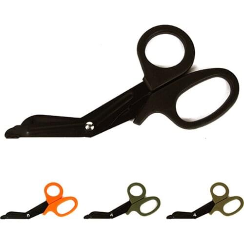 18CM Home Office Fine Teeth Medical Emergency Canvas Multifunction Scissors High Quality stainless steel Diy Scissors 785
