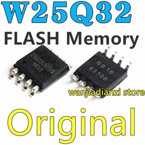 New and original W25Q32JVSSIQ W25Q32JVSIQ SOP8 FLASH Memory chip Flash 4 m home furnishings wide-body alternative FVSIG SOP