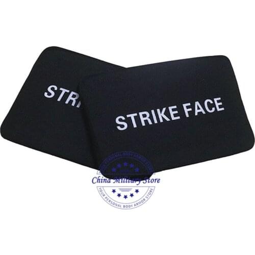 6 * 8 Inch Single Curve Plate NIJ III Alumina + PE Ballistic Plate Side Body Armor Plate