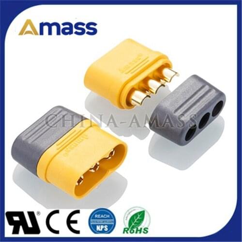 AMASS MR60 patent 30A connector motor connector high current 3pin connector for RC/circuit board plug