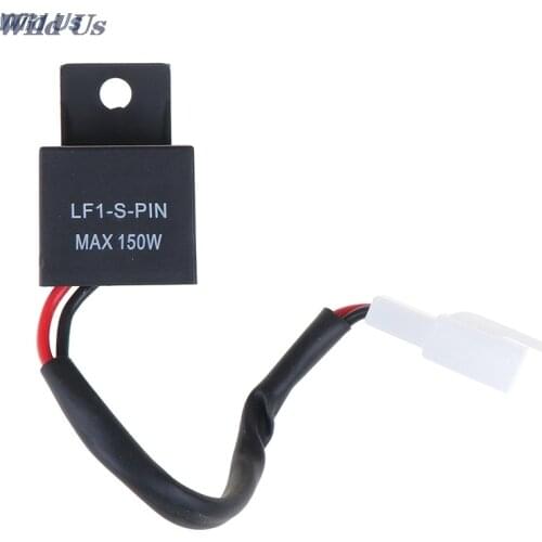Motorcycle 2 Pin 12V Signal Rate Control Relay LED Turn Signals Light Flasher Blinker Flasher Relay