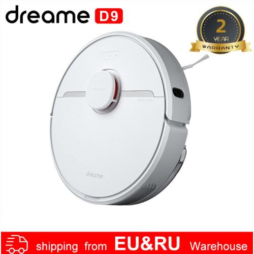 Dreame D9 Robot Vacuum Cleaner Global Version 3000Pa Strong Cyclone Suction Sweeping Washing Mopping APP WIFI Control For Home