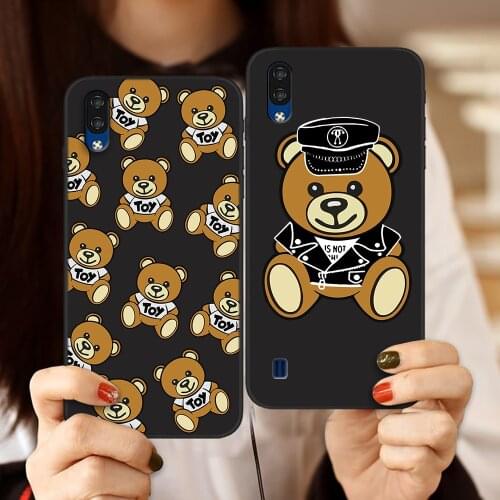 Luxury Italy Bear For ZTE Blade A3 A5 A7 Case 2020 Soft Silicone Back Cover Phone Case For ZTE Blade A7 A5 A3 2020 Cases Funda
