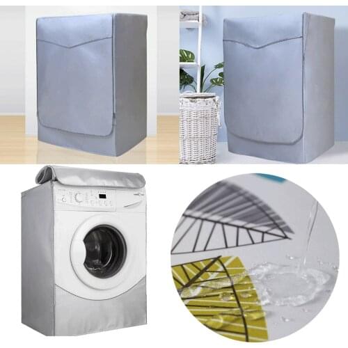 Sunscreen Dust Proof Cover Washing Machine Cover Waterproof Case Washing Machine Protective Dust Front Load Wash Dryer
