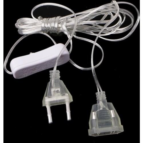 100W EU Plug Male To Female Power Supply AC Adapter Extension Cable Cord - L057 New hot