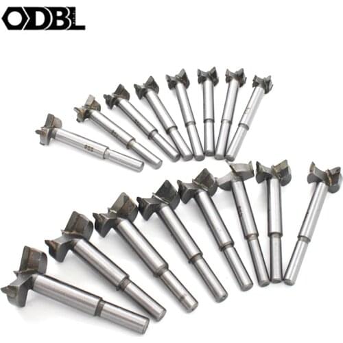 15mm-60mm Forstner Carbon Steel Boring Drill Bits Woodworking Centering Drilling Hole Saw Tungsten Carbide Wood Cutter Tools Set