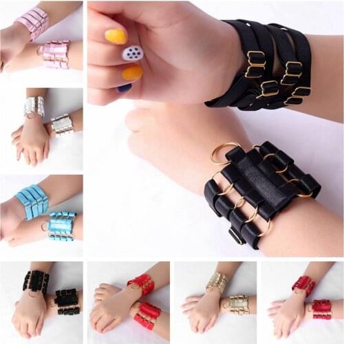 2pc Hands Elastic Bondage Harness Accessories Dance Rave Costume Womens Underwear Clothing Punk Gothic Style Suspender