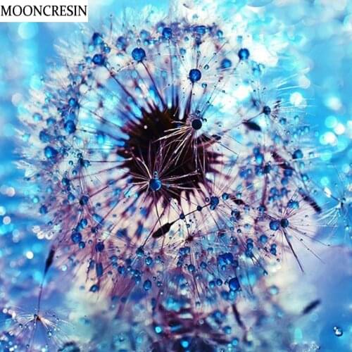 5D Diy Diamond Painting Cross Stitch Dandelion Daimond Embroidery Full Square Rhinestones Mosaic New Year Christmas Decoration