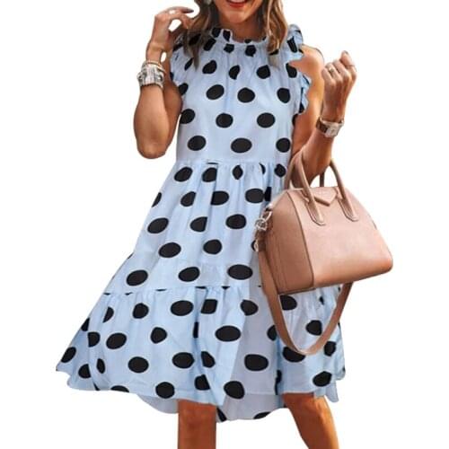 BAMBOOBOY Summer Polka Dot Dresses