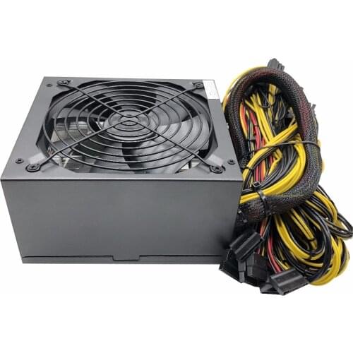 2000W Mining Power Supply Asic bitcoin new Gold power 2000w PLUS ETH supply ATX mining Machine support 8 GPU cards PSU