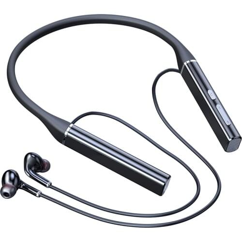 100 Hours Magnetic Bluetooth-Compatible Earphone Wireless HiFi Sound Stereo Headset Wireless Sports Earbud with Microphone EQ