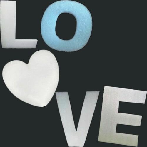 20cm Large Foam Letter Words DIY White Sponge A-Z 26 Word Art Craft Tool Alphabet Name Letter Combine Marry Me