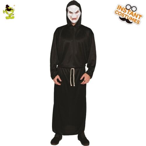 Men‘s Medieval Monk Costume Halloween Party Cosplay Scary Friar Outfits Purim Role Play Fancy Dress Up for Adult Male