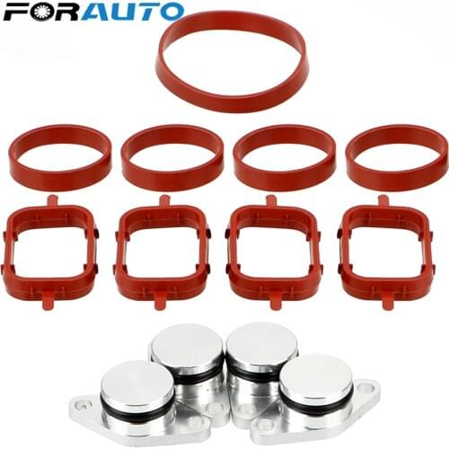 FORAUTO 22mm Swirl Flap Blanking Plates seal Aluminum Diesel Swirl Flap Blanks Replacement Bungs For BMW Blanks Repair