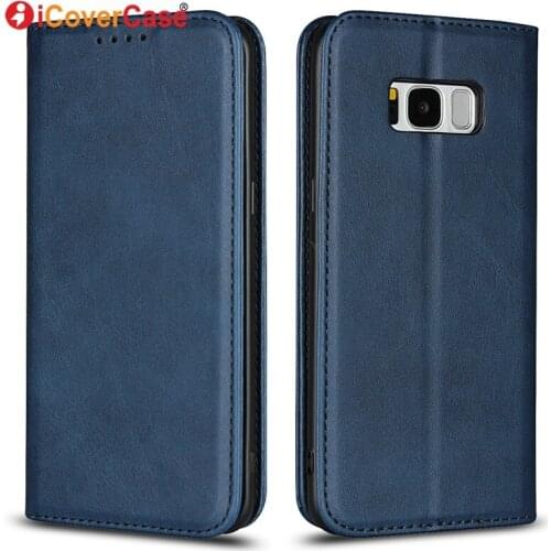 ICoverCase Magnetic Leather Wallet For Samsung Galaxy S8 Plus S8plus Case Flip For Samsung S8 S8+ Cover Phone Accessory Coque