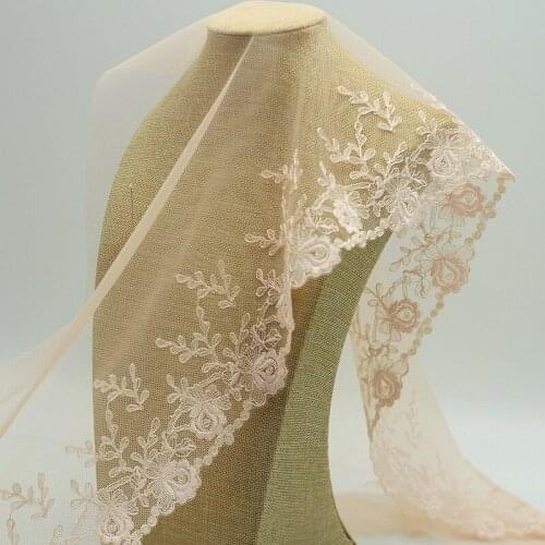 MLAEY 2y/lot Exquisite Embroidered Lace Trim, Lace Fabric ,Quality Lace Ribbon , DIY Craft&Sewing Dress Clothing Accessor