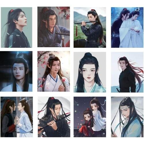 Painting By Numbers Mo Dao Zu Shi Anime Oil Painting For Adults DIY Kit Canvas Frame Picture Drawing Coloring By Numbers Decor