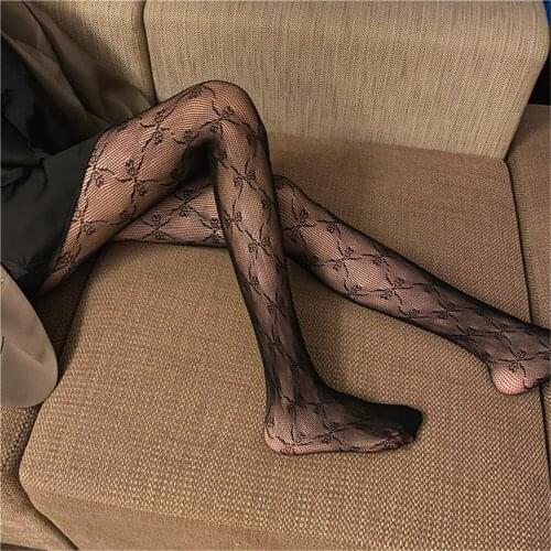 Girls Tights Women Sexy Tights Black Print Fishnet Stockings Black Girls Sheer Footed Pantyhose Dance Stocking Lady