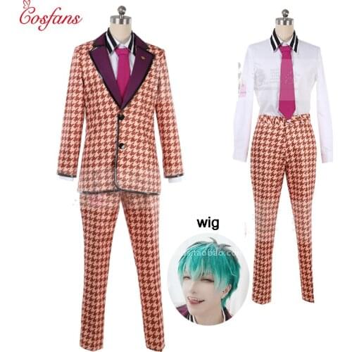 Division Rap Battle tragic comedy Cosplay Sasara Nurude Costume Osaka Division New Suit Hypnosis Mic Halloween Custom Made wig
