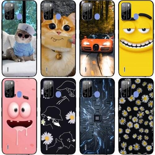 Back Soft Silicone Phone Covers for ITEL VISION 1 PRO Mobile Phone Cases for Itel Vision 1 Pro Bags