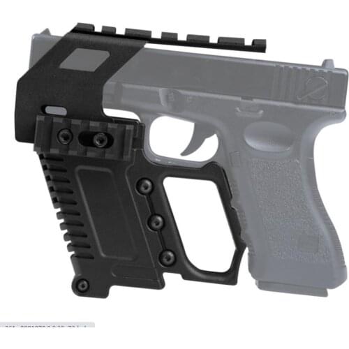 Tactical Pistol Carbine Kit Glock Mount Quick Reload Loading Device G17 18 19 23 Airsoft Scope Hunting Gun Accessories
